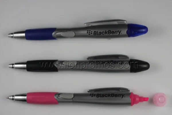 Blackberry プロモーション ギフト、デュアル機能、2 in 1 ペン、蛍光ペン